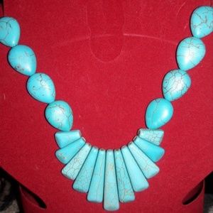 Turquoise "Lucinite" Necklace